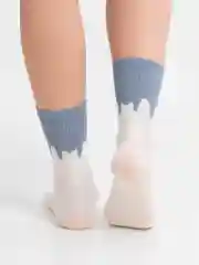 Белый носки женские, высокие носки,