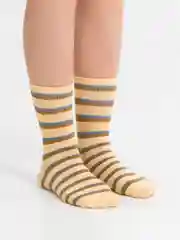 Желтый носки женские, высокие носки,