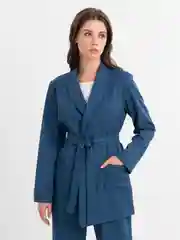 Синий костюм женский классический