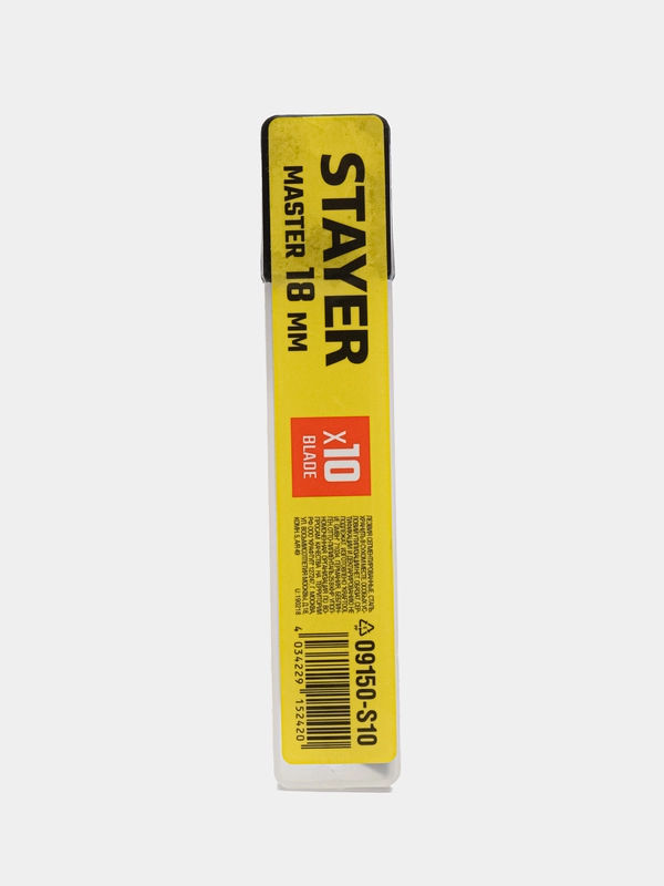 STAYER 18 мм, 10 шт, сегментированные лезвия (09150-S10 )
