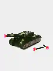 Игрушечный танк инерционный с мягкими пулями, 19 см