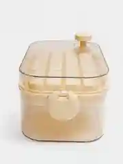 Форма для льда с контейнером и лопаткой, 56 ячеек, двухъярусная/ Ледница