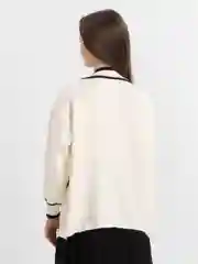 Белый женский кардиган