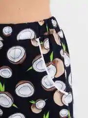 706 Пижама (черный/белый/коричневый)