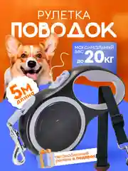 Поводок-рулетка для собак, 5 метров