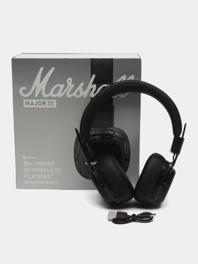 Беспроводные наушники с микрофоном и подсветкой Marshall Major IV