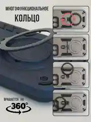 Темно-синий противоударный чехол для Honor X8B