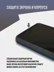 Темно-синий противоударный чехол для Honor X8B