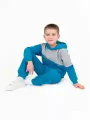 Бирюзовый костюм для мальчика, теплый, Утенок