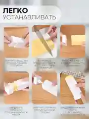 Белый стик-дозатор для сливочного масла КАРТОФАН, масленка-диспенсер с регулировкой порции