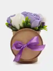 Лавандовый букет из вспененного мыла , подарок на Новый год маме,сестре,коллеге ,подарочный набор