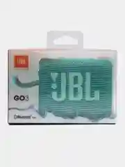 Бирюзовый портативная колонка, Bluetooth, JBL GO3