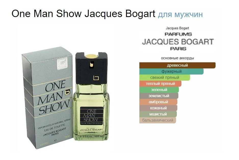 Bogart One Man Show edt 100 ml