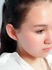 Серебряный серьги гвоздики полоска, пусеты, маленькие