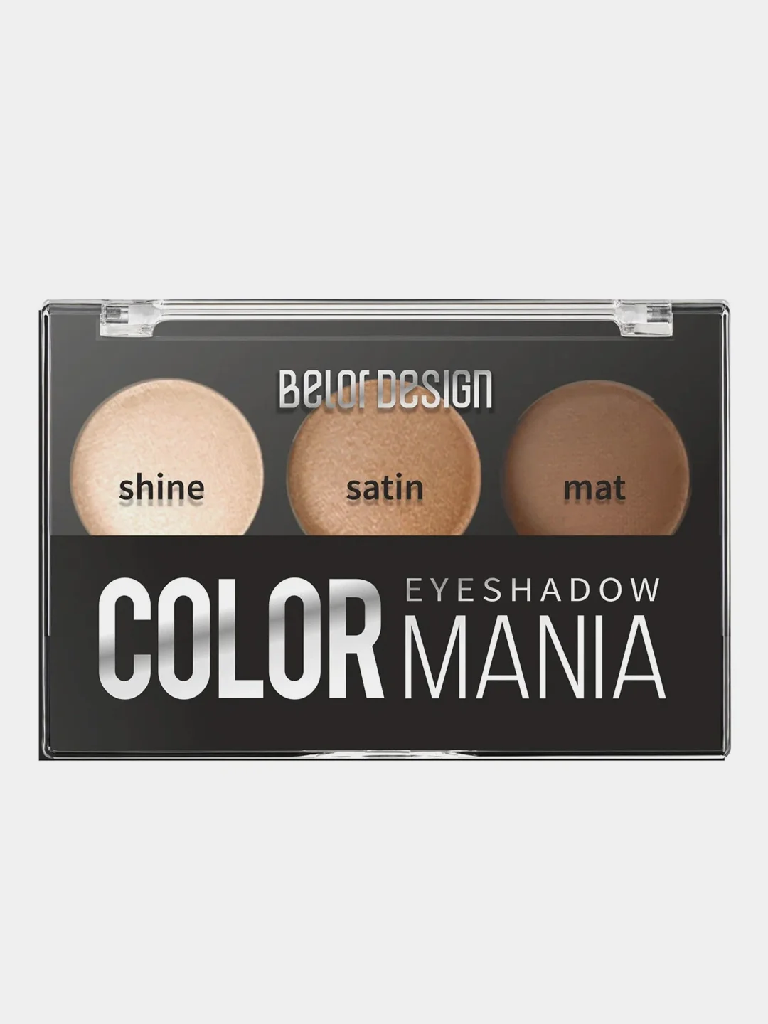 Тени для век Belor Design Color mania, тон 36 - утренний капучино, 5 г