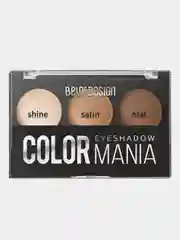Тени для век Belor Design Color mania, тон 36 - утренний капучино, 5 г