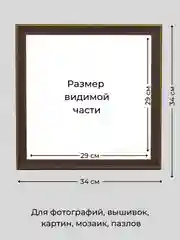 Рамка для фото, вышивки и постера на стену. Фоторамка 30 х 30