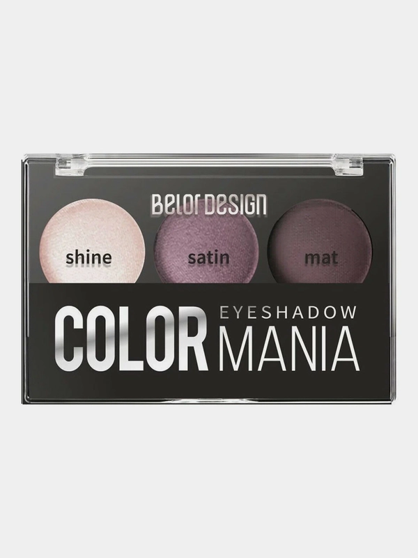 Тени для век Belor Design Color mania, тон 037, 5г