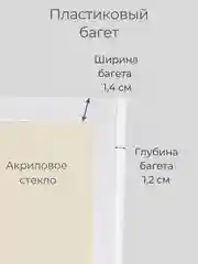 Рамка для фото, вышивки и постера на стену, Фоторамка, 25 х 35