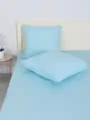 Белый комплект постельного белья, 1,5 спальное, хлопок, поплин