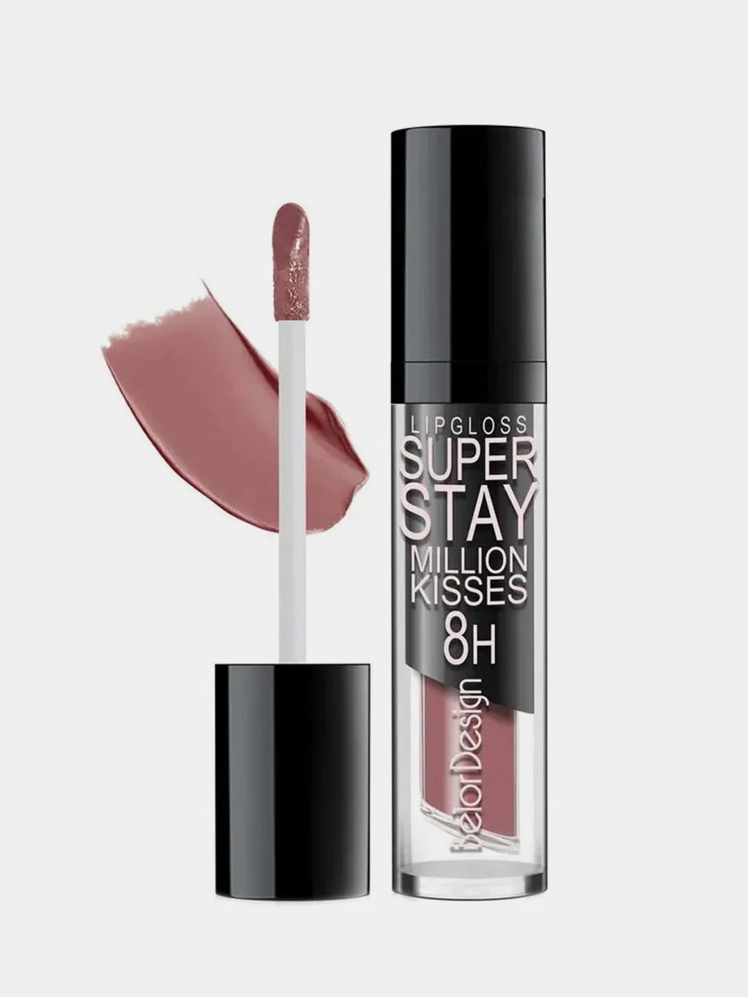 Блеск для губ Belor Design "Million kisses", супер стойкий, тон 222-холодная корица, 4.8 г