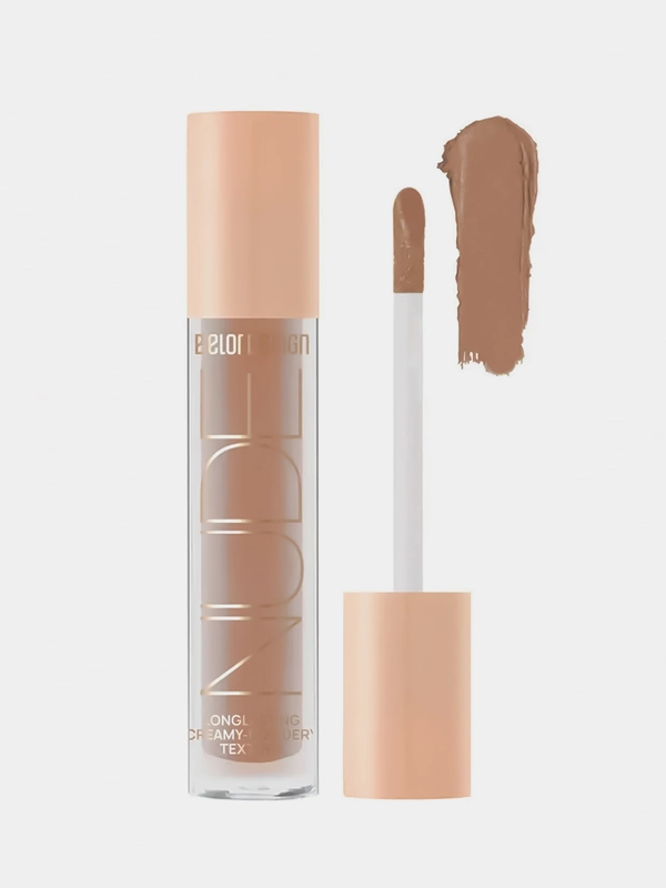 Тени для век Belor Design Nude Harmony, жидкие, матовые, тон 9 - кофейный, 5 мл