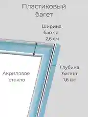 Рамка для фото и вышивки на стену, А3. Фоторамка 30 х 40