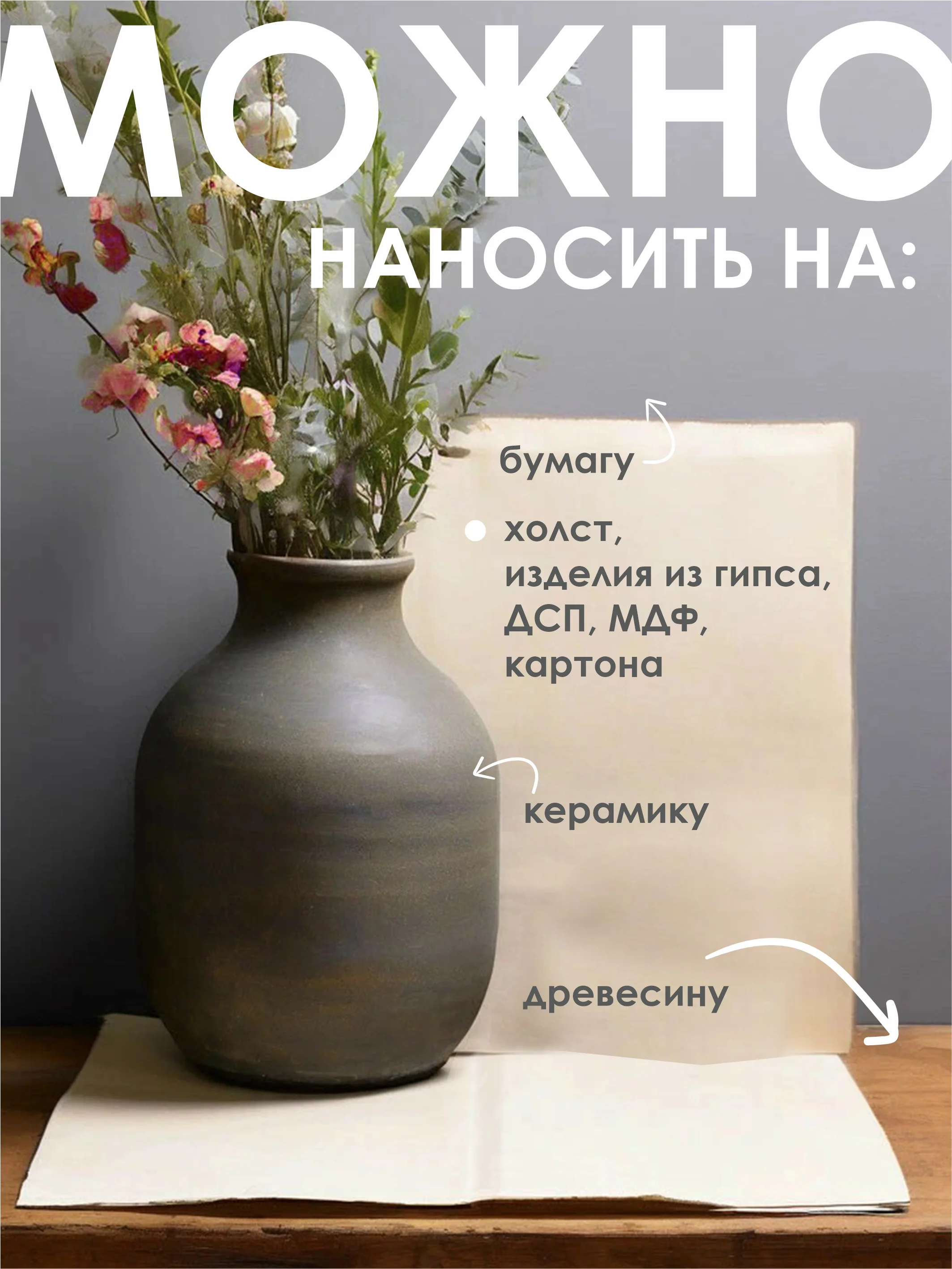 ГРУНТ кроющий для декора Черный SOLEX