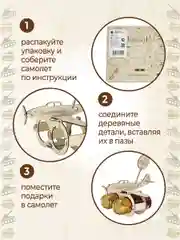Самолёт для пива, подарок папе, брату, мужу, дедушке на 23 февраля, минибар
