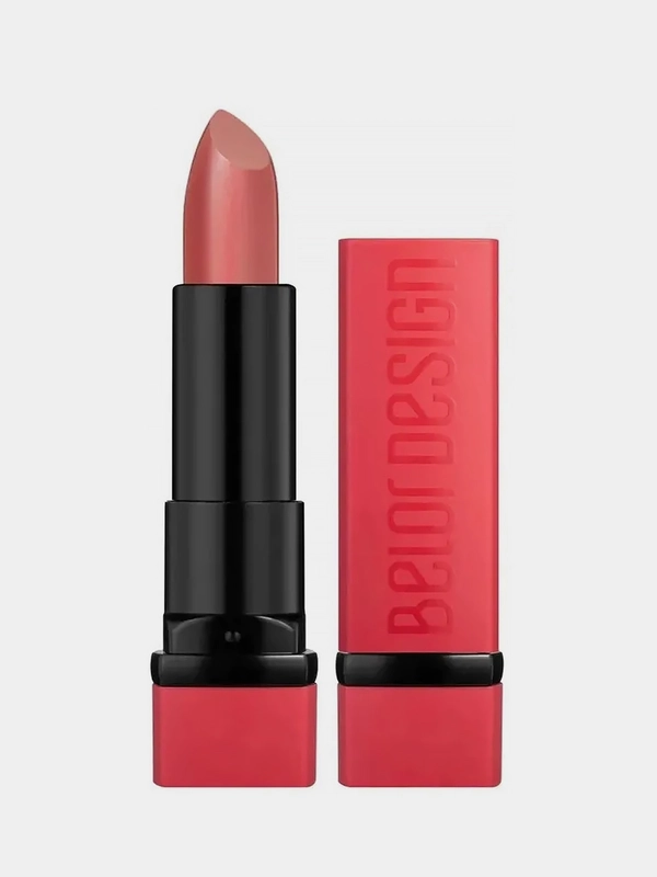 Помада губная Belor Design Party in red, тон 91 - мускатный орех, 4.3 г