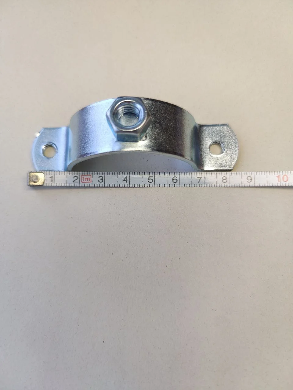 Серый хомут крепления для труб ZN d 1 1/2" - 38.1 мм (2 шт)