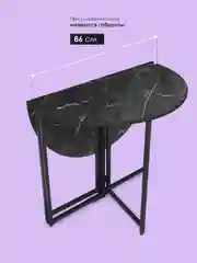 Угольный стол обеденный раскладной ДЖОЙ