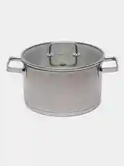 Кастрюля с крышкой DeNASTIA 6л, нержавеющая сталь, стальная фурнитура