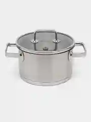 Кастрюля с крышкой DeNASTIA 2,5л, нержавеющая сталь, стальная фурнитура