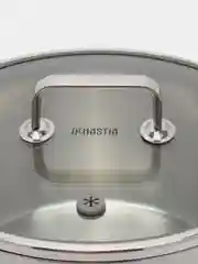 Кастрюля с крышкой DeNASTIA 6л, нержавеющая сталь, стальная фурнитура