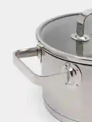 Кастрюля с крышкой DeNASTIA 2,5л, нержавеющая сталь, стальная фурнитура