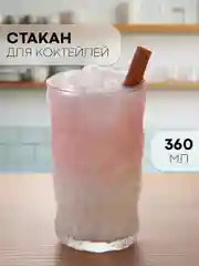 Стакан набор 1, 2, 6 шт КАРТОФАН стеклянный для виски бренди коктелей воды сока 300 360 мл