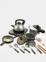 Игровая детская кухня, набор кухни, посуды 36 предметов