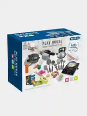 Игровая детская кухня, набор кухни, посуды 36 предметов