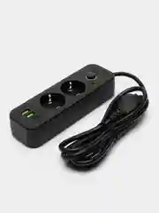 Индиго сетевой фильтр-удлинитель с USB и Type-C портами, кнопкой выключения