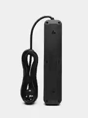 Синий сетевой фильтр-удлинитель с USB и Type-C портами, кнопкой выключения