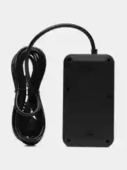 Коричневый сетевой фильтр-удлинитель с USB и Type-C портами, кнопкой выключения