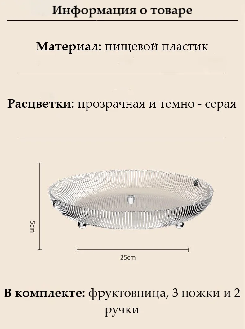 Блюдо для фруктов и сладостей