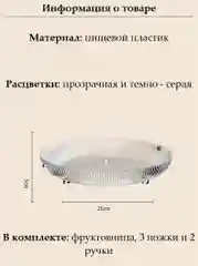 Блюдо для фруктов и сладостей