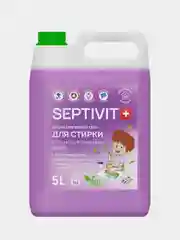 Гель для стирки SEPTIVIT "Сильнозагрязненные вещи", 5 л