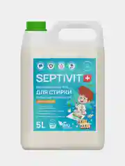 Гель для стирки SEPTIVIT "Сильнозагрязненные Белые Вещи" Extra Clean, 5 л