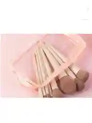 Розовый косметичка женская дорожная, прозрачная