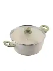 Кастрюля ENDEVER Stone-Beige-24C с крышкой 24 см