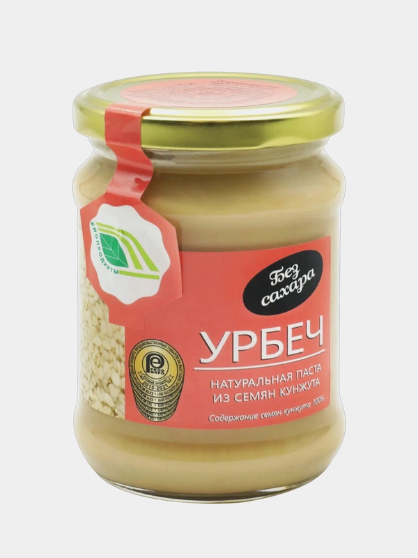 Урбеч Биопродукты натуральная паста из семян кунжута, 280 г