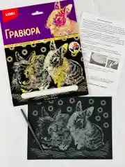 Набор для рисования Кролики Зайчик заяц эффект золото Лори